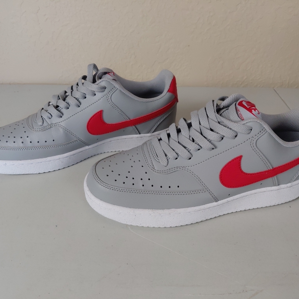 Nike Court Vision Low Shoes Mens Size 8 Basketball DH2987-004 Clean Sneakers - Picture 3 of 6